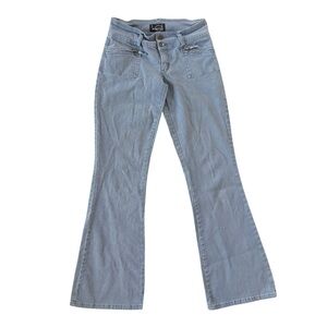 Dynamite Light Blue Y2k Corduroy Flare Pants